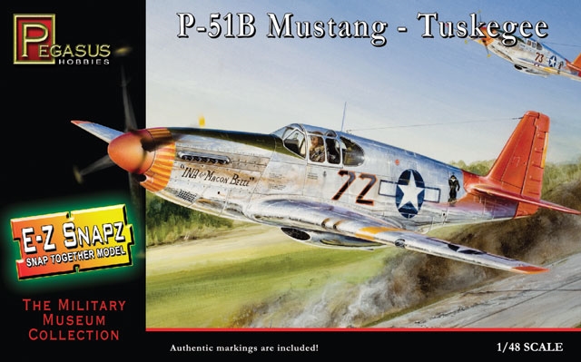 P-51B Mustang Tuskegee - SNAP 1/48