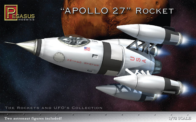 Apollo 27 Rocket - 26cm 1/72