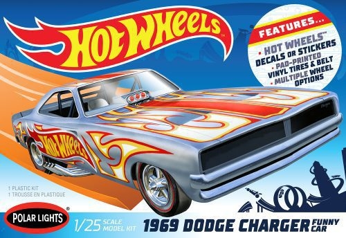 1969 DODGE CHARGER FUNNY CAR HOT WHEELS 1/25