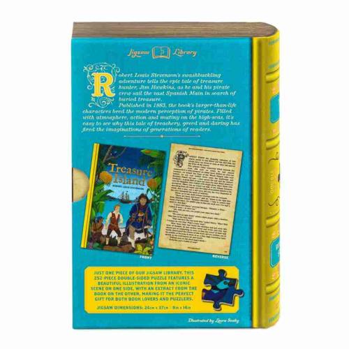 Skattkammarön - dubbelsidigt pussel