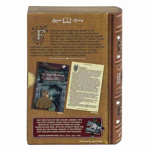 Baskervilles hund - dubbelsidigt pussel