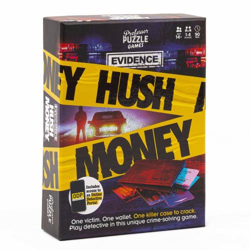 Murder Mystery Evidence Hush Money Game (Engelska)