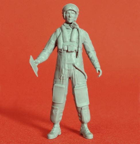 Pilot in Immersion Suit for Draken/Viggen 1/72