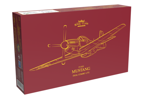 P-51D Mustang - ROYAL Class Dual Combo 1:72