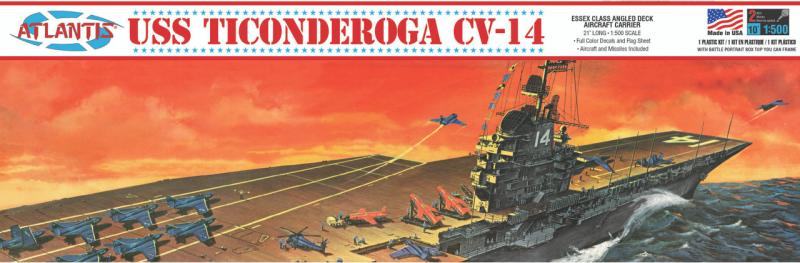 USS Ticonderoga CV-14 1/500