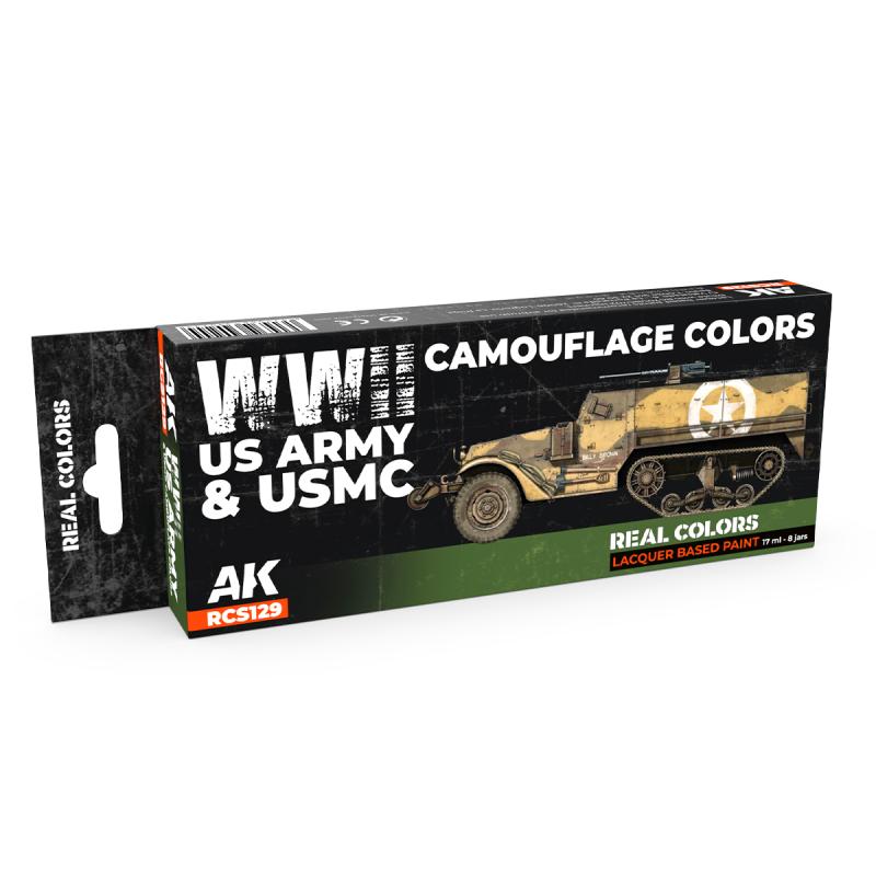 Real Colors - WWII US Army & USMC Camouflage Colors