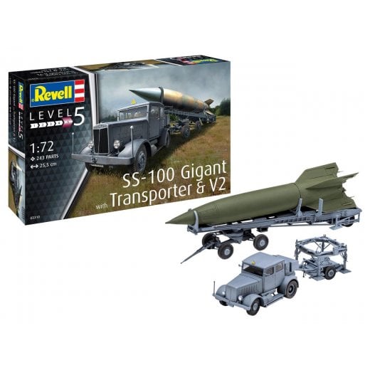 SS-100 GIGANT + TRANSPORTER + V2 1/72