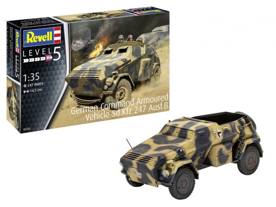 German Command Armoured Vehicle Sd.Kfz.247 Ausf.B 1/35