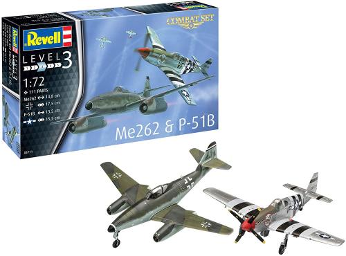 Combat Set Me262 & P-51B 1/72
