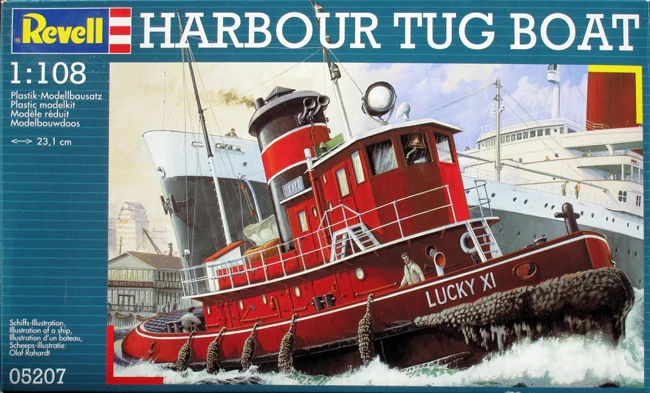 Harbour Tug Boat 1/108