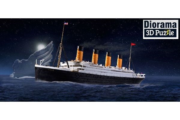 Presentset RMS Titanic + 3D Pussel (isberg) 1/24
