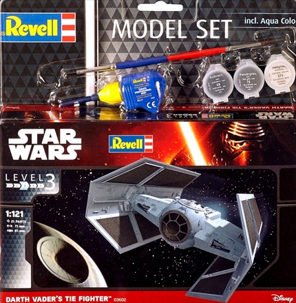 DARTH VADER'S TIE FIGH 1/121 Model Set