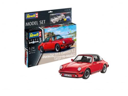 Presentset Porsche 911 Carrera 3.2 Targa (G-Model) 1/24