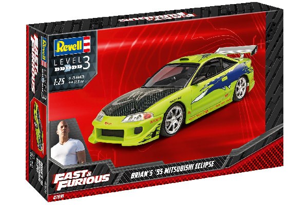 Fast And Furious 97603GR JADA TOYS Fast & Furious – Mitsubishi Eclipse 1995 Vert 1/24 – La Voiture Culte De Brian O'Conner Fast And Furious 97603GR JADA TOYS Fast & Furious – Mitsubishi Eclipse 1995 Vert 1/24 – La Voiture Culte De Brian O'Conner