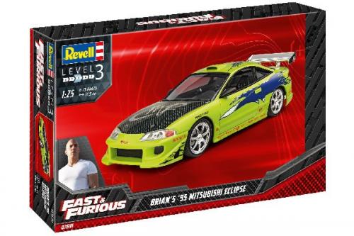 FAST & FURIOUS BRIAN'S 1995 MITSUBISHI ECLIPSE  1/24