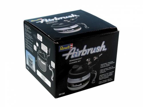 Airbrush cleaning set with stand