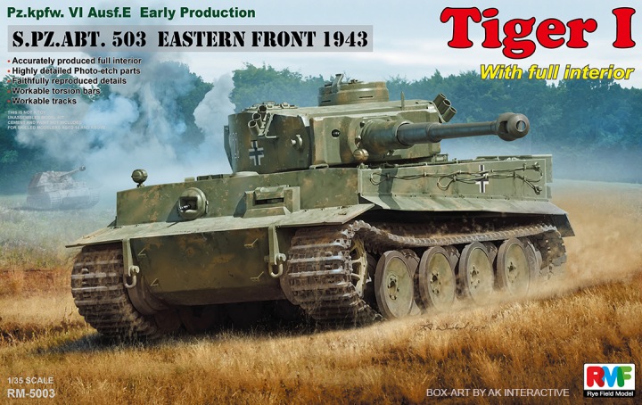 Tiger I Early Production Full Interior 1/35