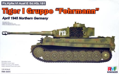 Tiger I Gruppe “Fehrmann” April 1945 Northern Germany 1/35