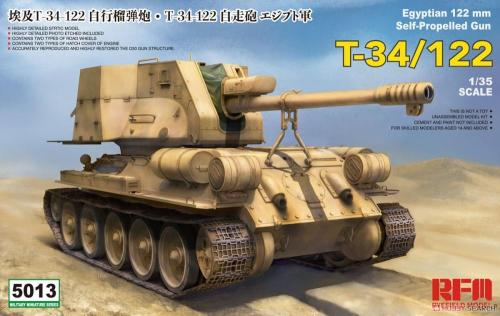 T-34/122 Egyptian 122 mm Self-Propelled Gun 1/35