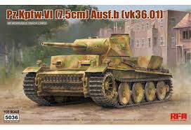 PZ.KPFW.VI AUSF.B(VK36.01) W/ WORKABLE TRACK LINKS 1/35