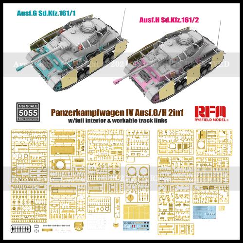 Pz.Kpfw.IV Ausf. G/H with full interior 1/35
