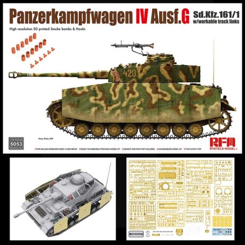 Panzer IV Ausf.G w/ workable track links 1/35