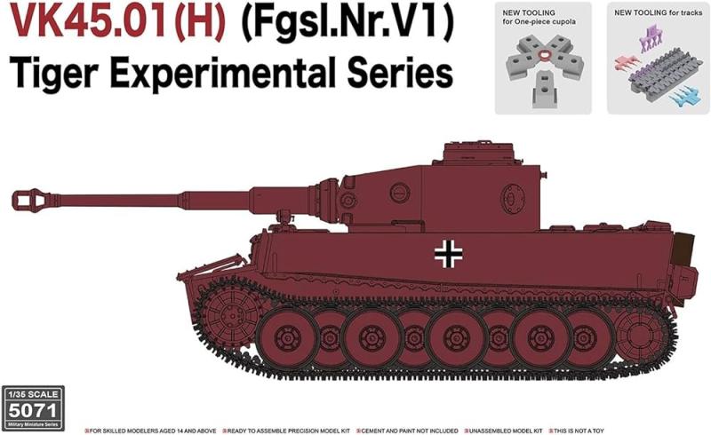 VK45.01(H) (Fgsl.Nr.V1) Tiger Experimental Series 1/35