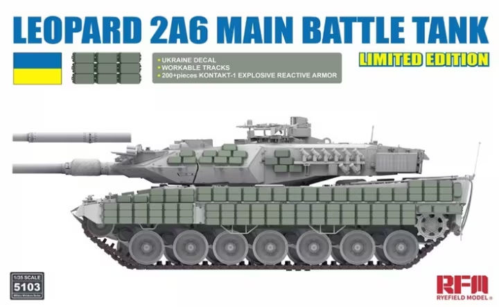 Leopard 2A6 Main Battle Tank Limited Edition 1/35
