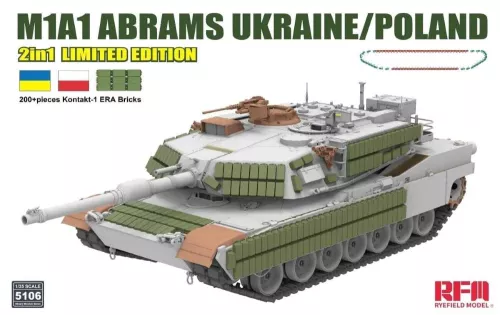 M1A1 Abrams Ukraine/Poland 2in1 Limited Edition 1/35