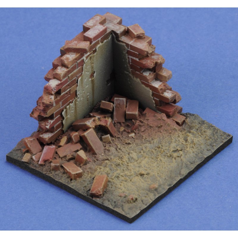 Base with ruined wall 'cm4x4'  No.10 1/35