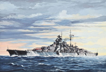 Battleship Bismarck 1/700