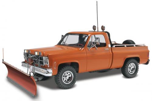 GMC Pickup w/ Snow Plough 1/24
