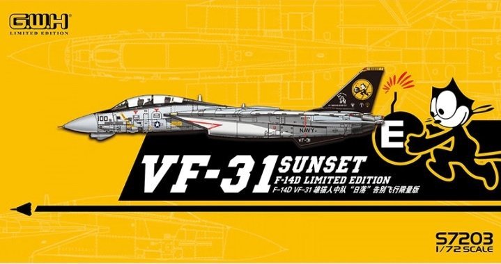 F-14D Tomcat - VF-31 Sunset Limited Edition 1/72