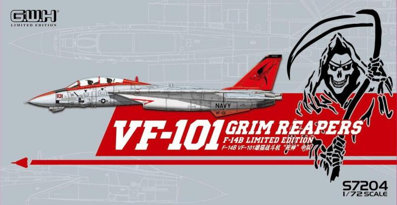 F-14B Tomcat - VF-101 Grim Reapers Limited Edition 1/72