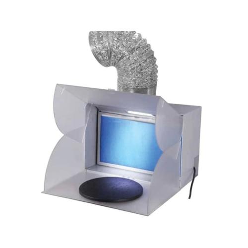 Portable Spray Booth for Airbrush with LED lights (multiple setup possible)