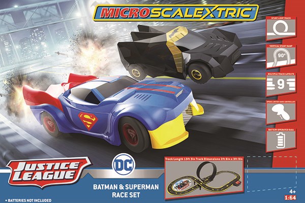 Micro Scalextric Justice League (Battery Powered)