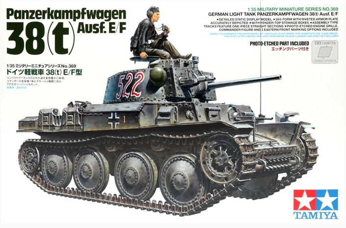 Panzerkampfwagen 38(t) Ausf. E/F 1/35