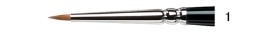Size 1 Series 7 Kolinsky Sable Brush - Miniature Painting Brush - Round [Short Handle]