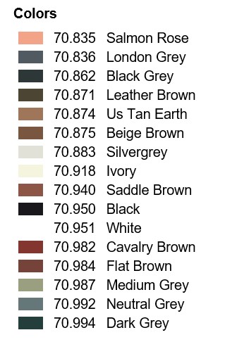 Equestrian Colors Set (x16)