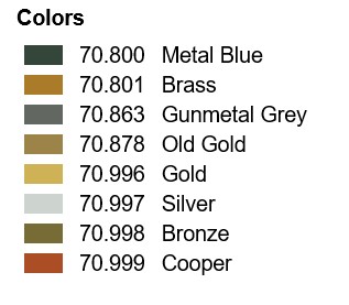 Metallic Colors set (x8)