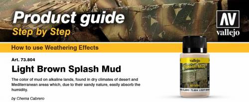 Light Brown Splash Mud