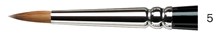 Size 5 Series 7 Kolinsky Sable Brush - Miniature Painting Brush - Round [Short Handle]