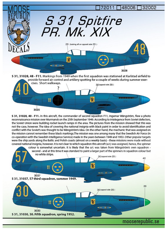 S31 Spitfire PR Mk.XIX 1/72