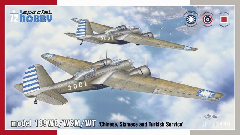 Model 139WC/WSM/WT "Chinese, Siamese, Turkish Service" 1/72