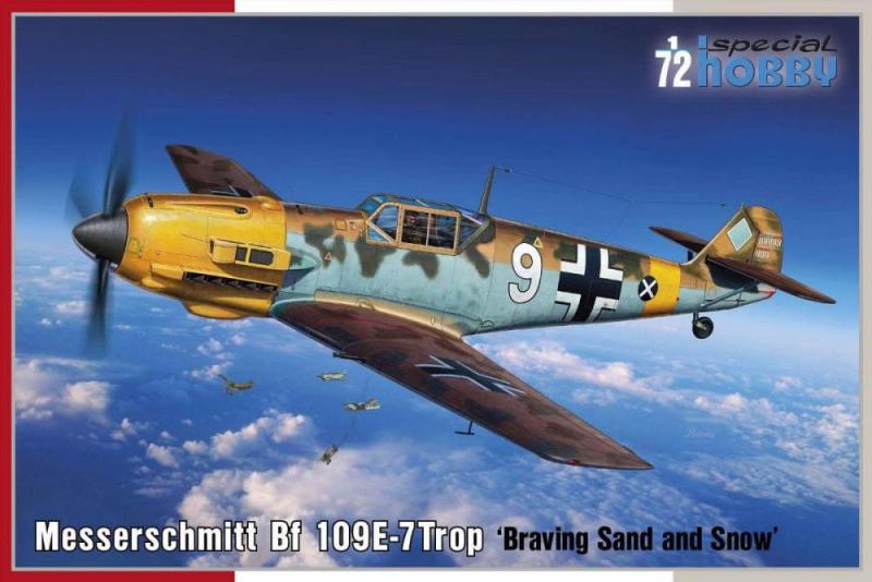 Messerschmitt Bf 109E-7 Trop "Braving Sand and Snow" 1/72