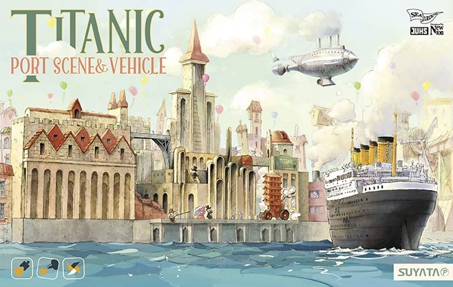 Titanic Port Scene & vehicles