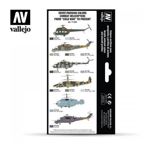 Soviet/Russian Colors Combat Helicopters post WWII to present