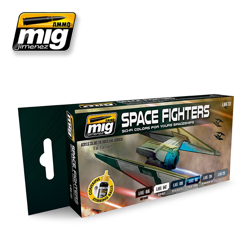 SPACE FIGHTERS SCI-FI COLORS