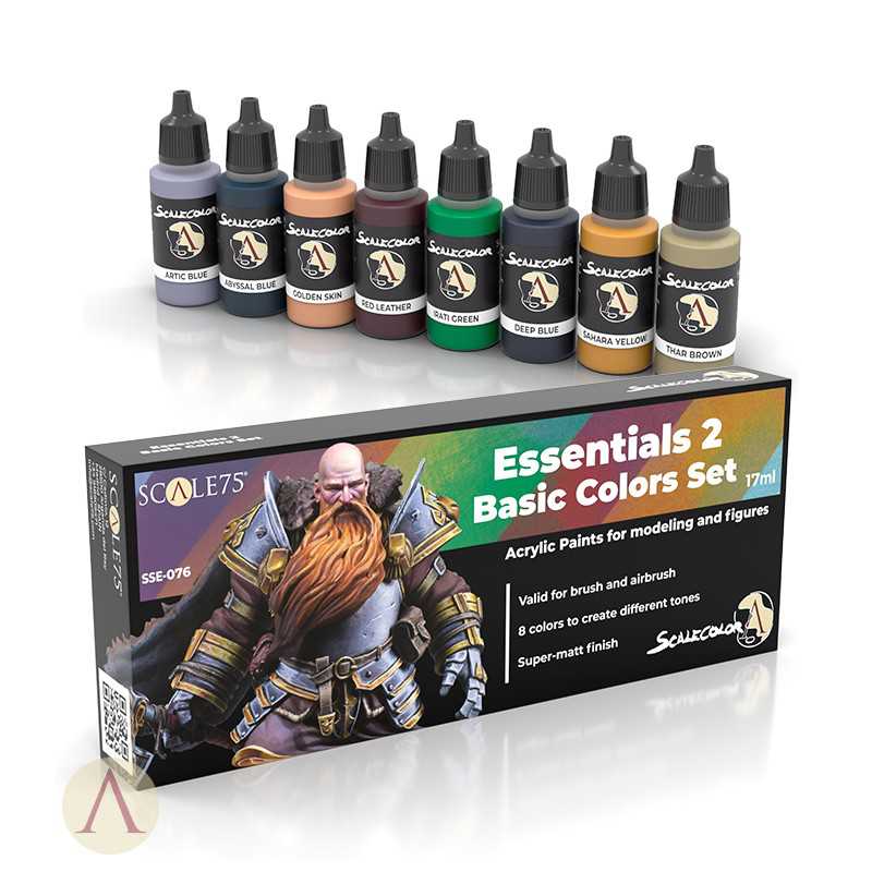 Essentials Basic 2 Colors Paint  Set