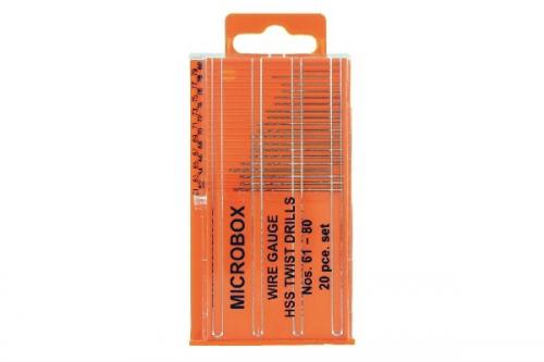 Set of 20 Drill Bits, Nº 61-80